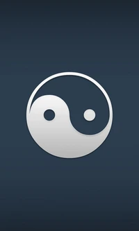 abstract, symbol, yang, yin wallpaper