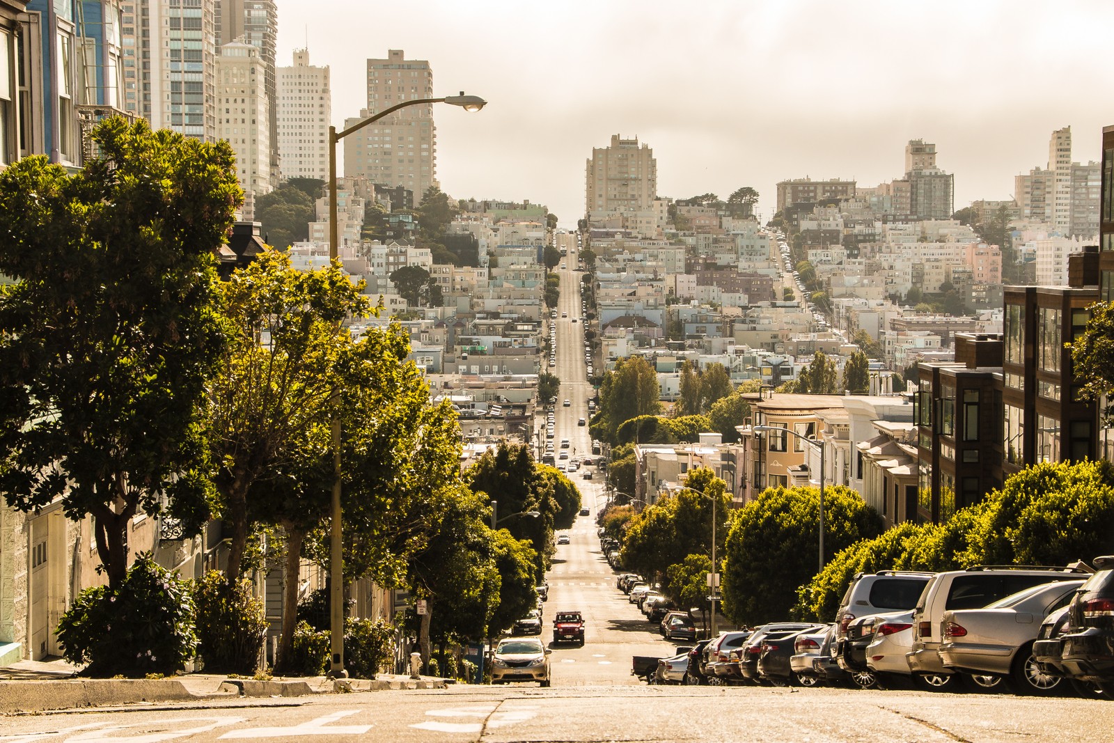 Lade städte, stadt, sanfran, landschaft Hintergrund herunter