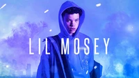 Lil Mosey: Captivating American Rapper in Bold Blue Aesthetic