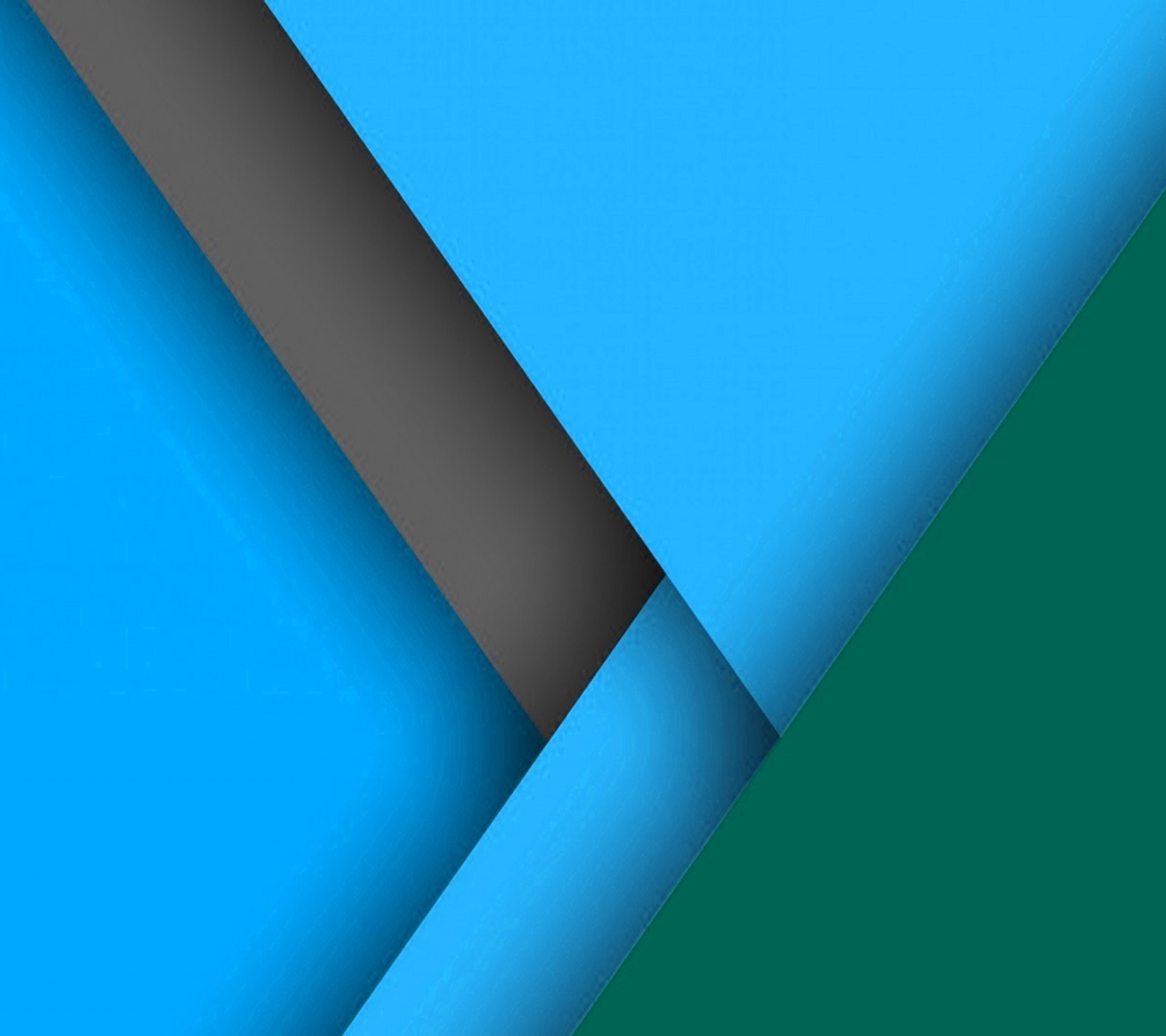 A close up of a blue and green wallpaper with a black strip (abstract, lines)