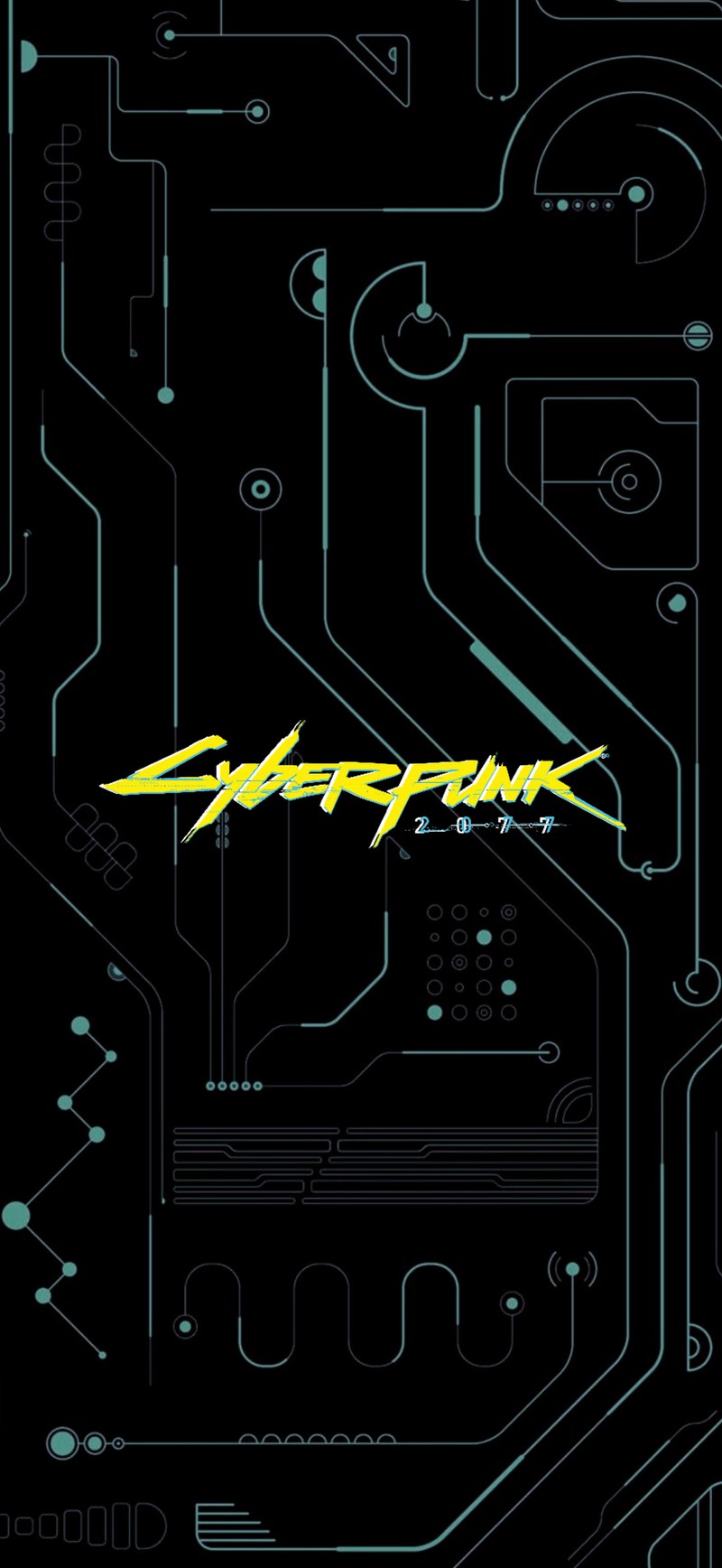 Крупный план черного фона с желтым логотипом (киберпанк, cyberpunk 2077, cyberpunk logo, игры, ограниченное издание)