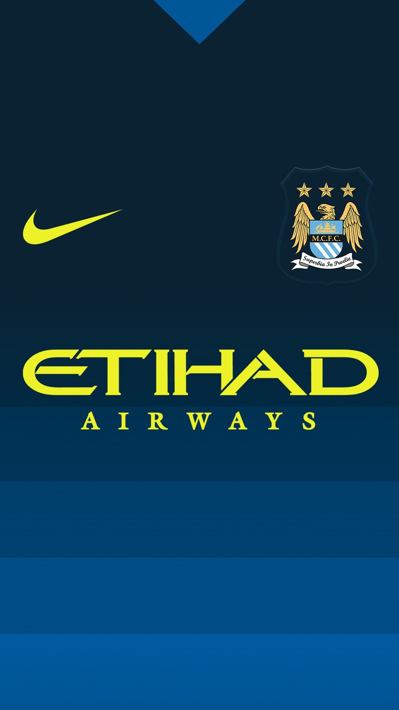 Крупный план футбольной формы с надписью ethadd на ней (футбол, mcfc)