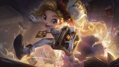 Zoe la Arcanista: Splash Art de Edición Prestige de League of Legends