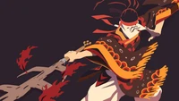 tanjuro kamado, minimalist, minimalism, kimetsu no yaiba, demon slayer kimetsu no yaiba wallpaper