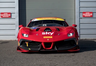 Ferrari 488 Challenge Evo: Легенда гонок 2020 года в ярко-красном цвете