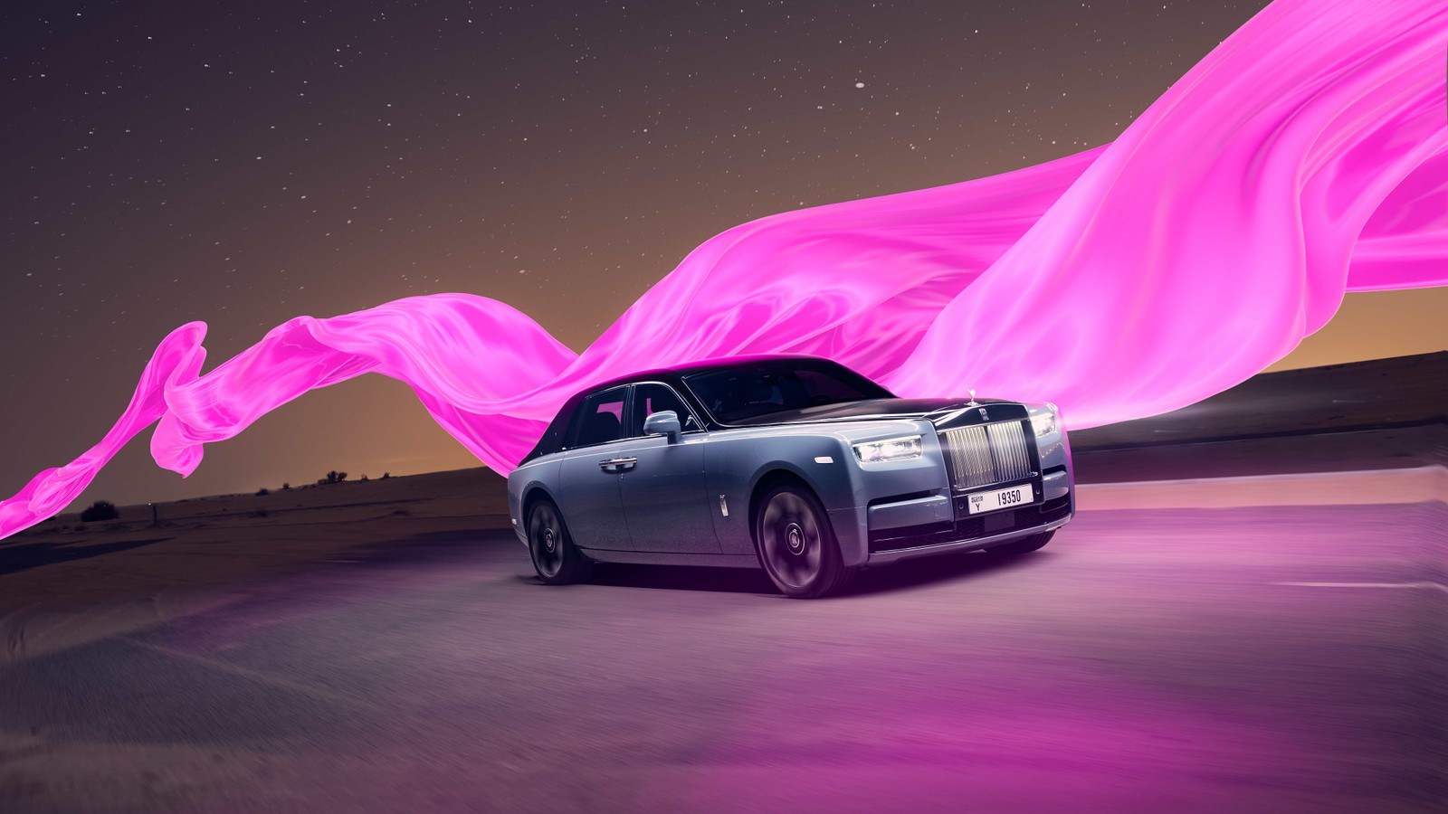 rolls royce phantom series ii, pink aesthetic, 5k, 8k, cars wallpaper