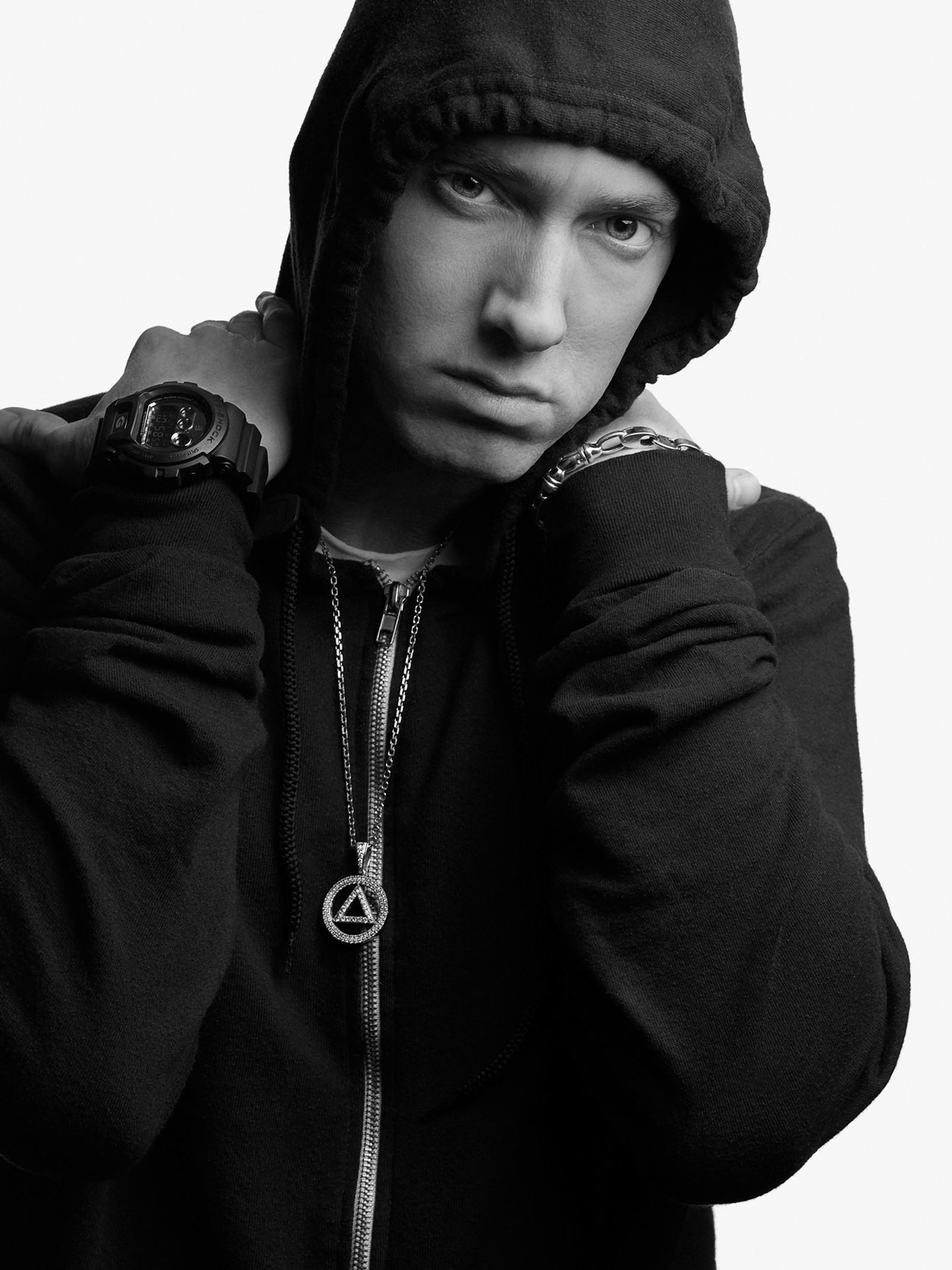 rapper, black, white, outerwear, hoodie wallpaper