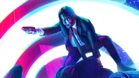 John Wick em ação: uma cena de perseguição de alta octanagem