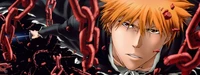 Ichigo Kurosaki Ketten Brechen in einer Dynamischen Panoramaszene aus Bleach – 4K Anime Hintergrundbild