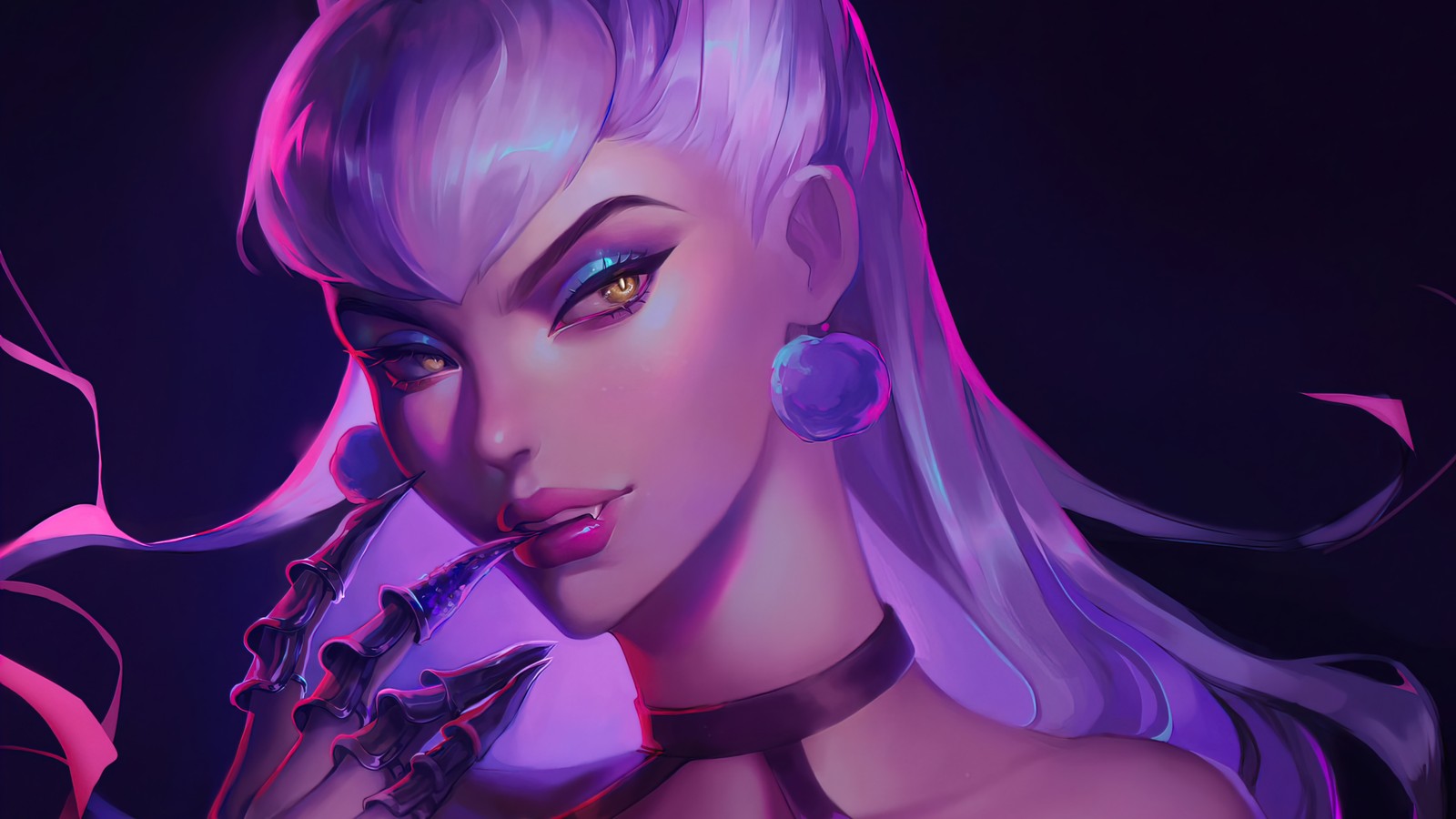 Скачать обои evelynn, kda, все на выход, league of legends, lol