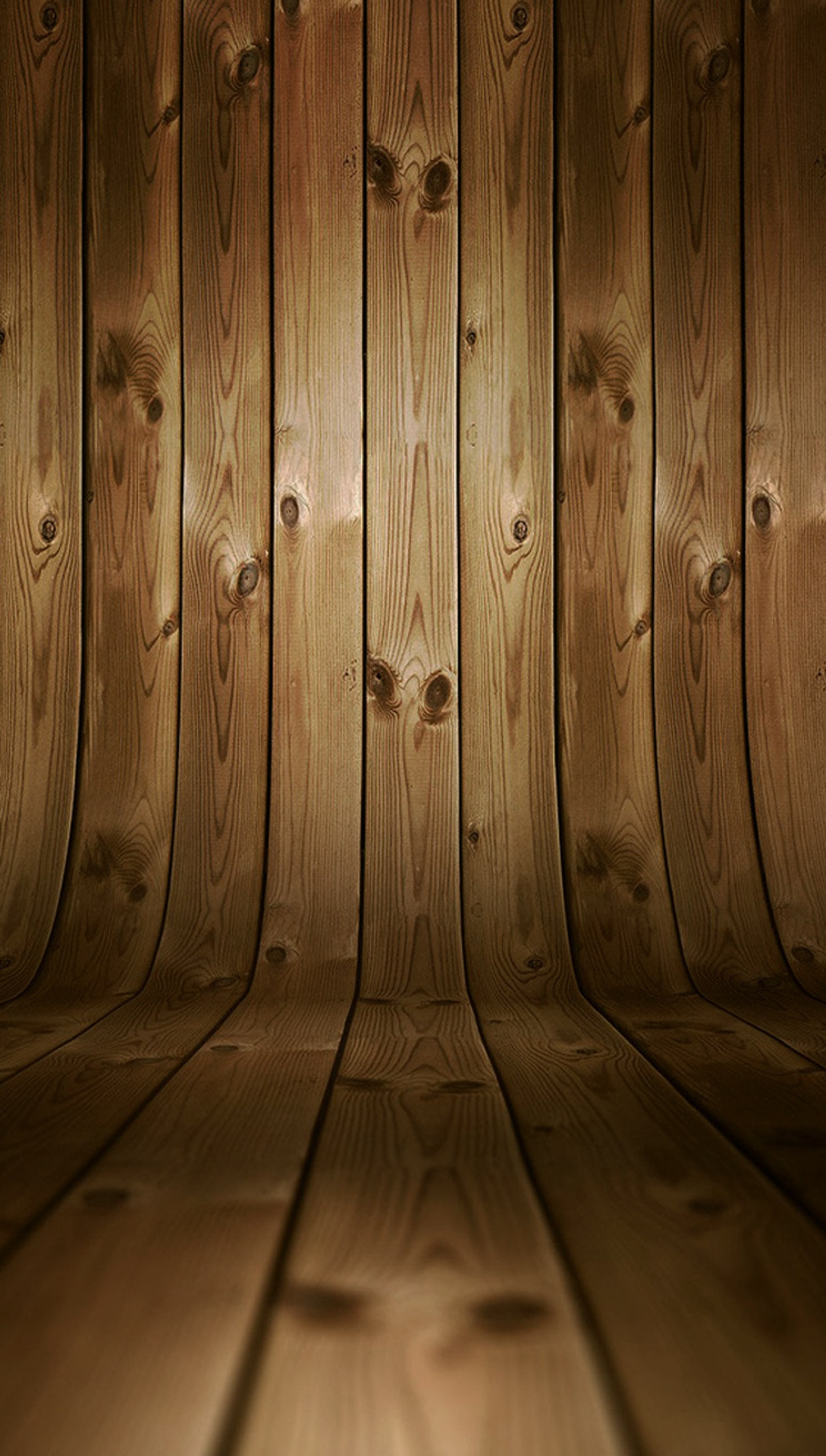 A close up of a wooden floor with a light shining on it (design, nature, texture)