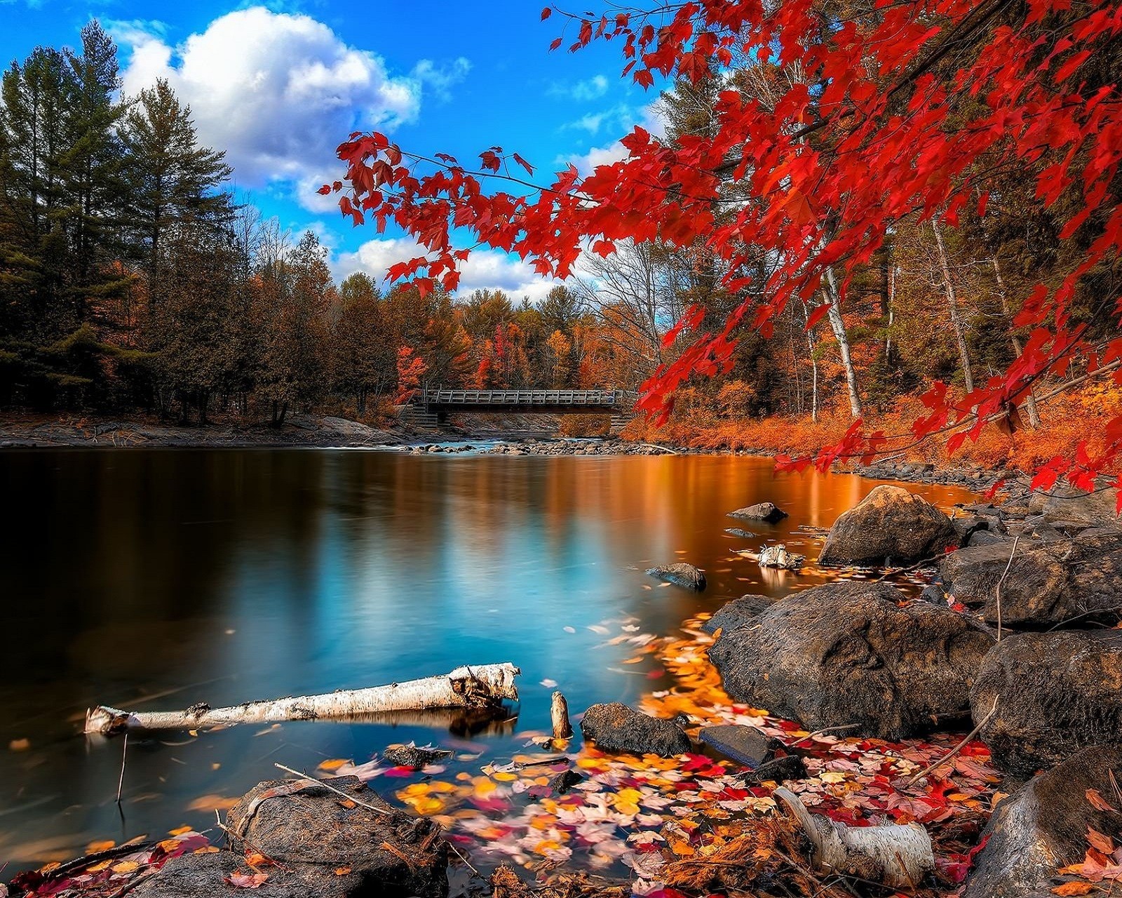 Lade herbst, landschaft Hintergrund herunter