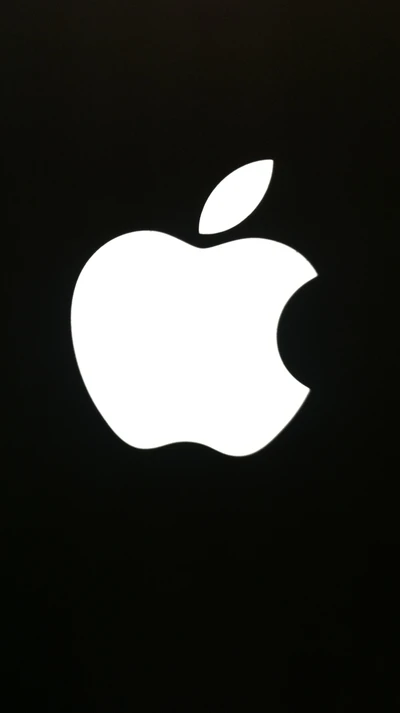 Logo Apple sur un fond sombre