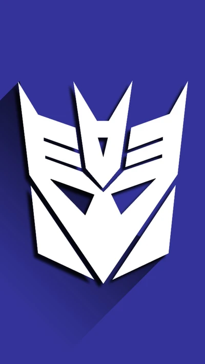 Logotipo dos Decepticons: Símbolo icônico dos Transformers