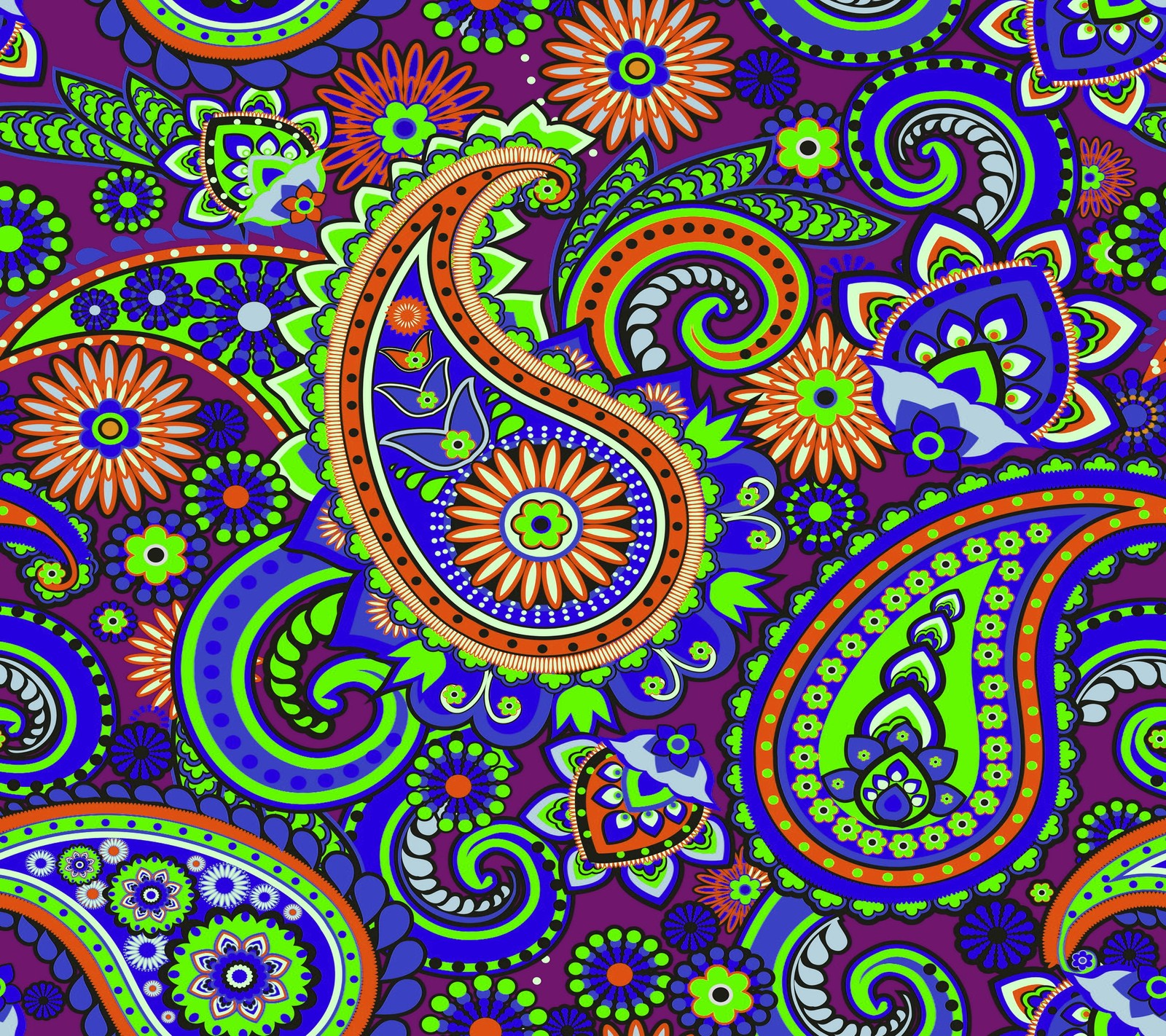 Descargar fondo de pantalla paisley, patrón, textura