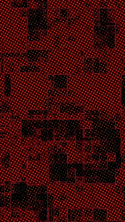 Patrón de textura digital abstracto rojo y negro