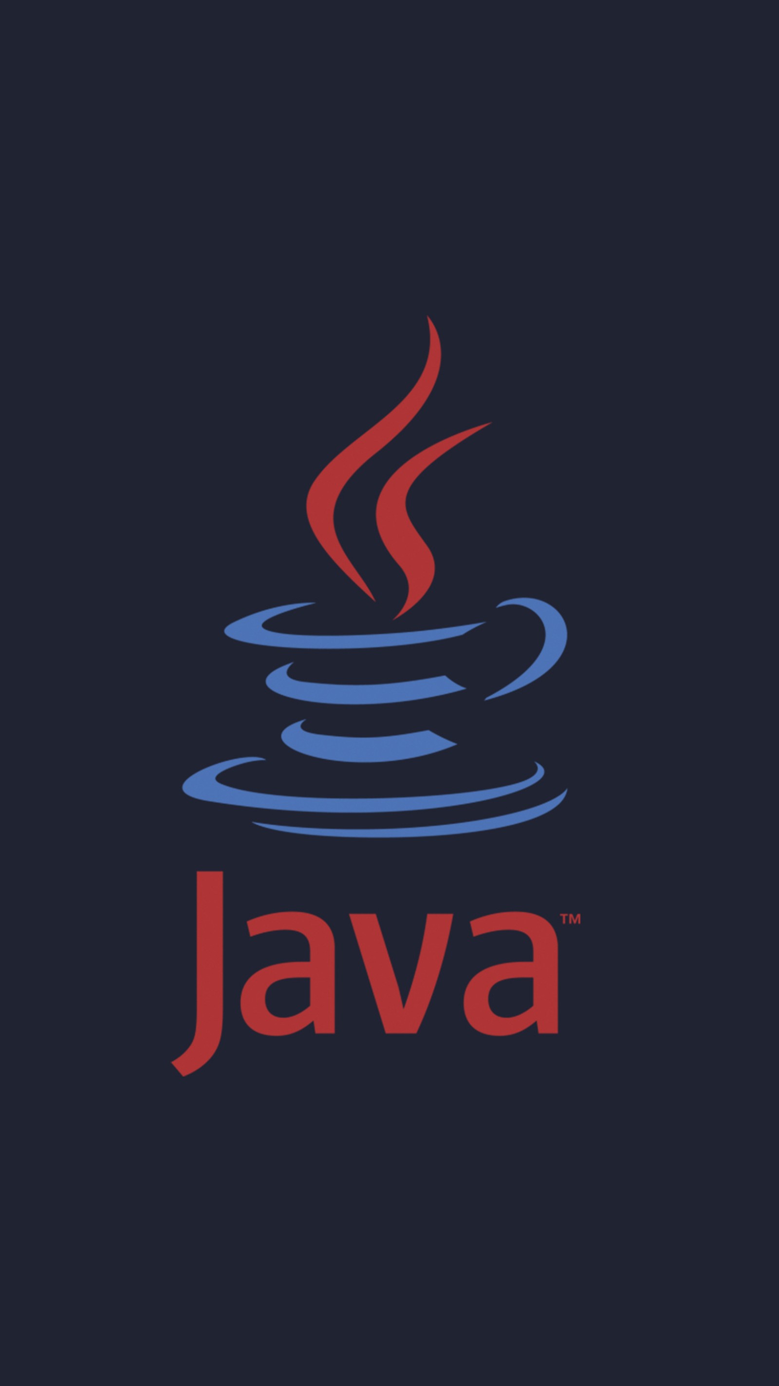 Un primer plano de un logo sobre un fondo rojo y azul (chedesign, java, jdk9, programación)