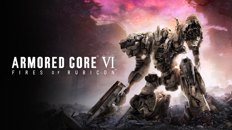 Armored core v - пресса слияния (armored core 6 fires of rubicon, игры 2023, armored core vi fires of rubicon, игры, обои 4k)