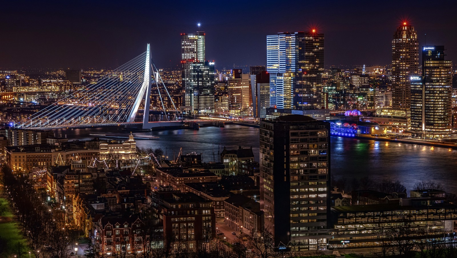 rotterdam, cityscape, city, urban area, metropolis wallpaper