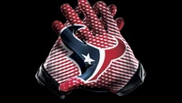 Luvas NFL Houston Texans com design de logotipo da equipe