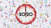 Compte à rebours jusqu'au Nouvel An 2020