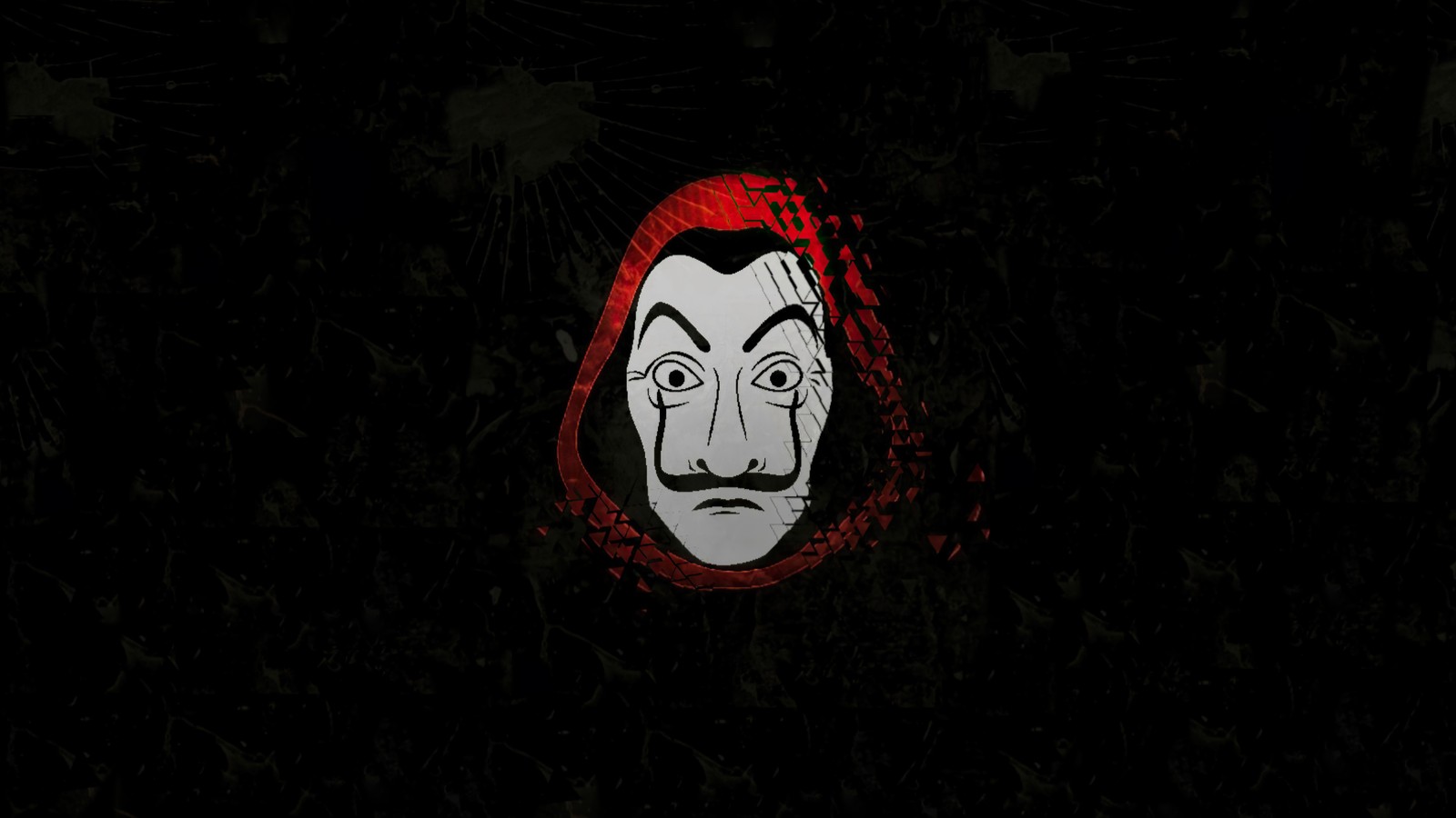 money heist, la casa de papel, netflix, tv series, dali mask wallpaper