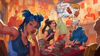 Valorant Characters Enjoying a Barbeque Feast