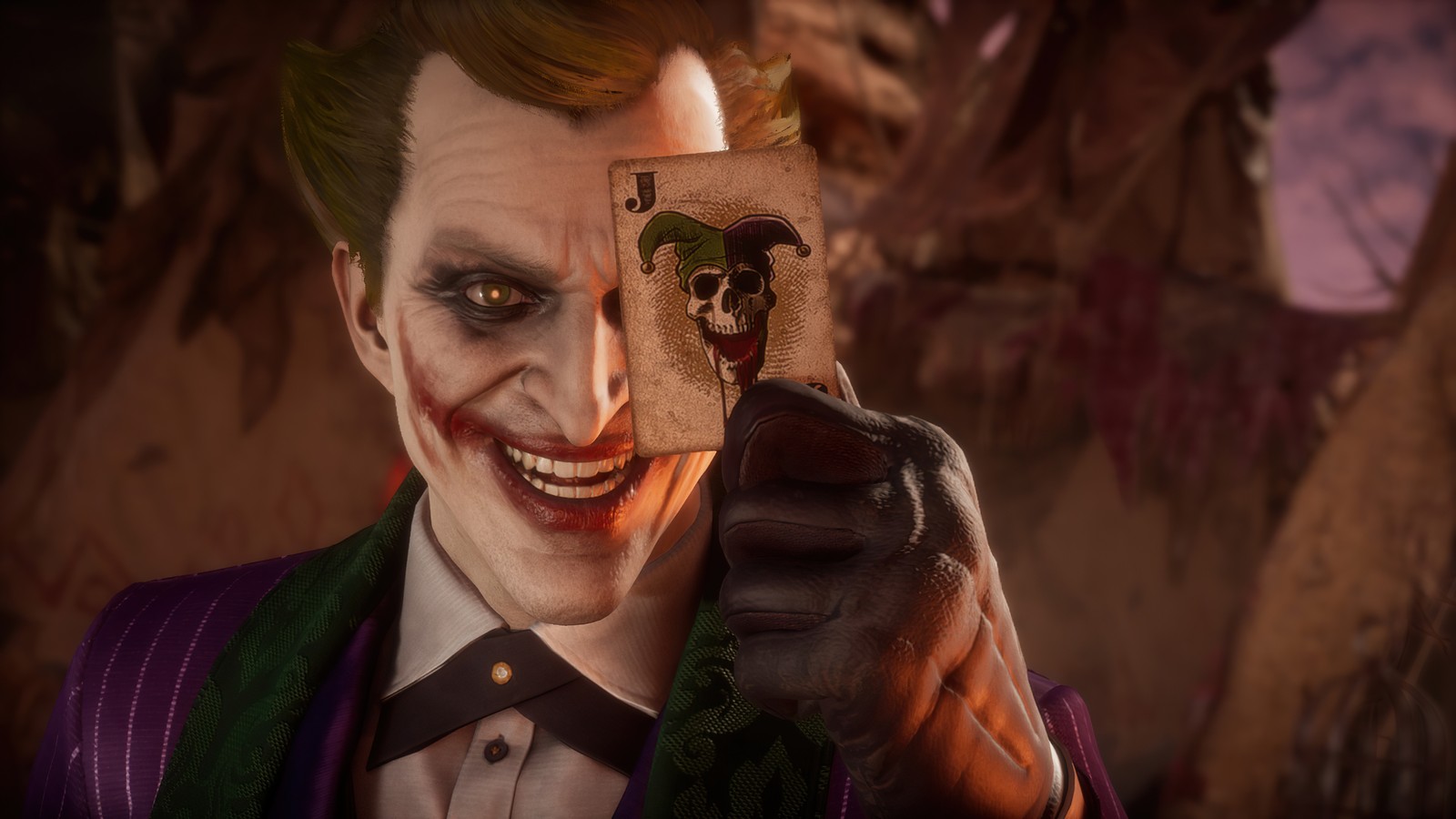 joker, card, mortal kombat 11, mk11, video game wallpaper