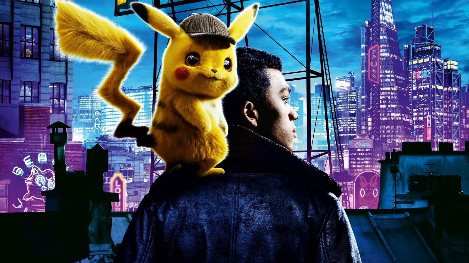 Скачать обои покемон детектив пикачу, pokemon detective pikachu, детектив пикачу, detective pikachu, фильм