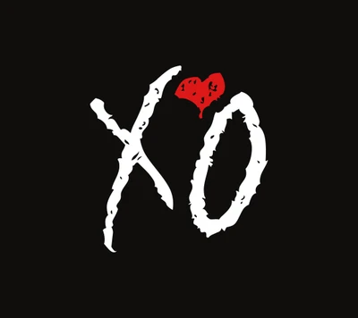 Logo XO con acento de corazón