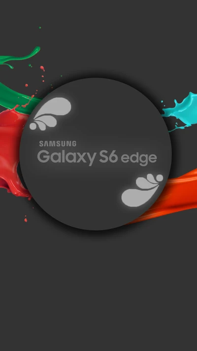 Samsung Galaxy S6 Edge : Design de Giclée de Peinture Vibrant