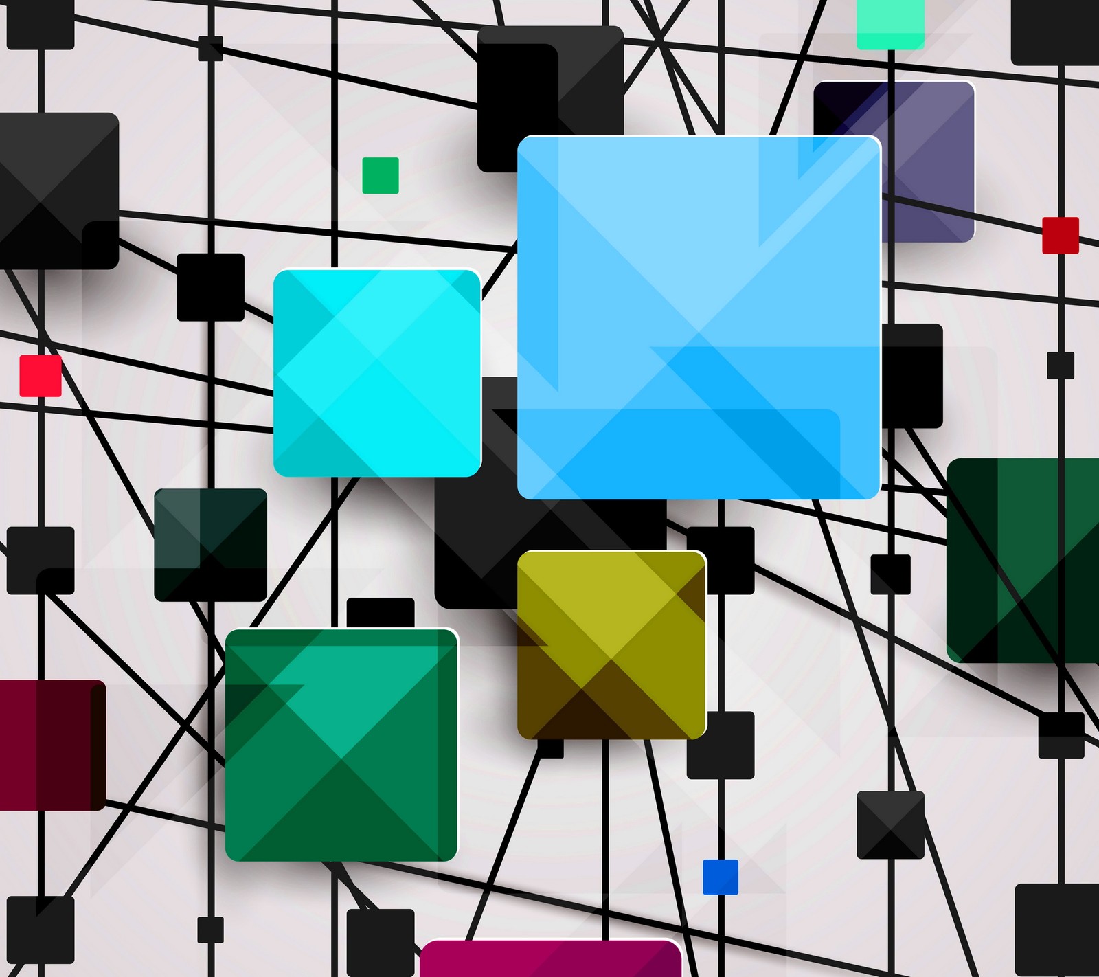 A close up of a colorful abstract design with squares and squares (colorful abstrcat, design background)