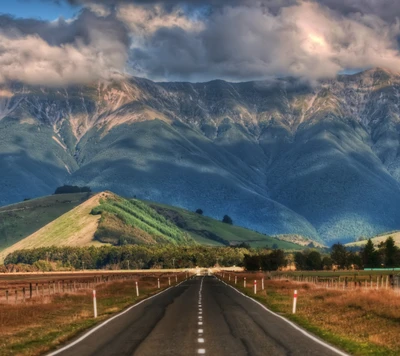 schön, natur, straße, landschaft