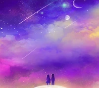 cute, lovers wallpaper