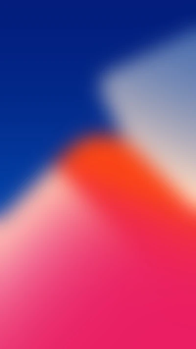 Lebendige Farbverläufe mit verschwommenem Effekt für iPhone X Hintergrundbild