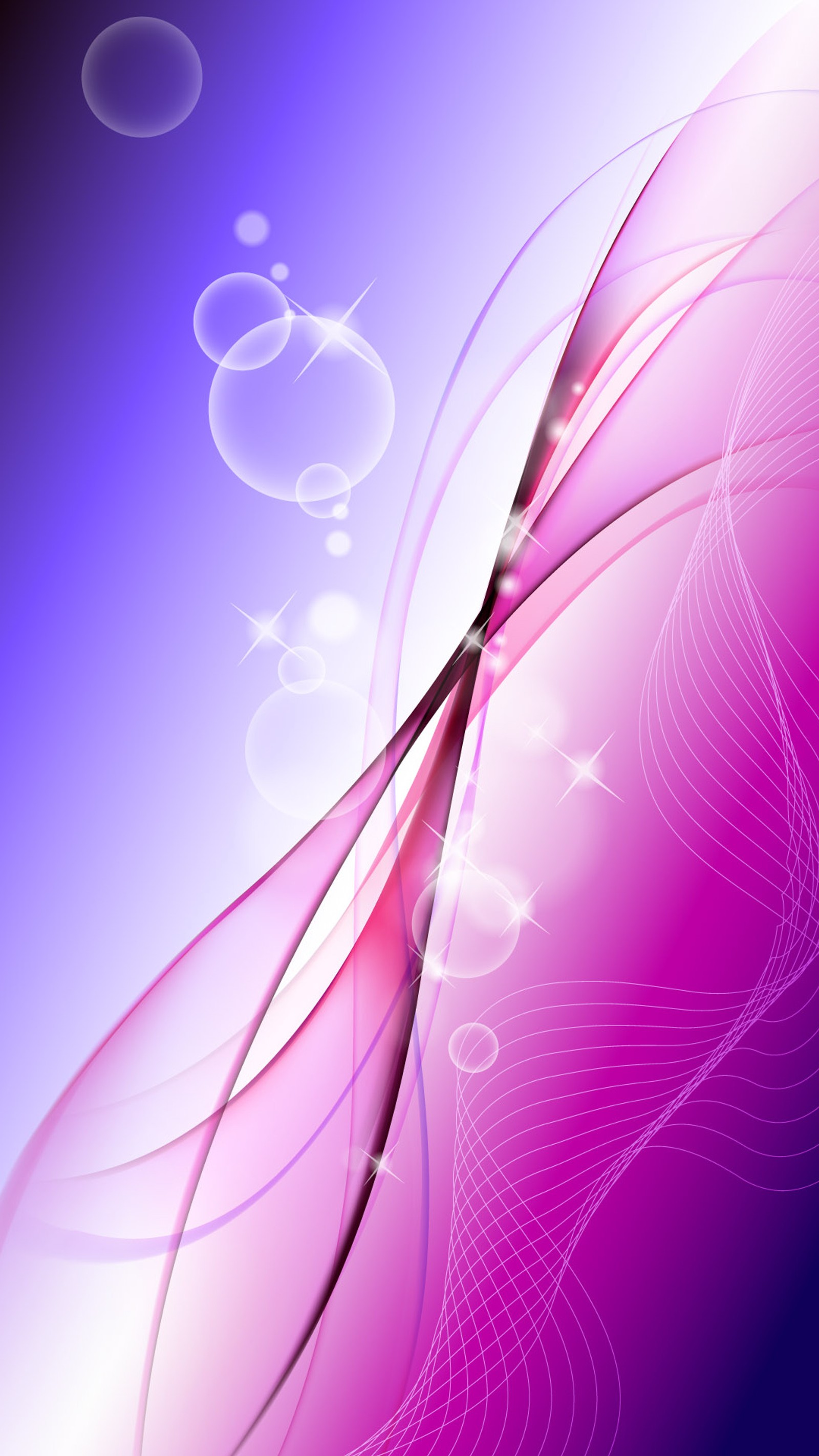 Purple and blue abstract background with a pair of scissors (abstract, art, dream)