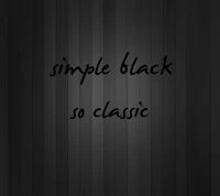 Simple Noir : Si Classique