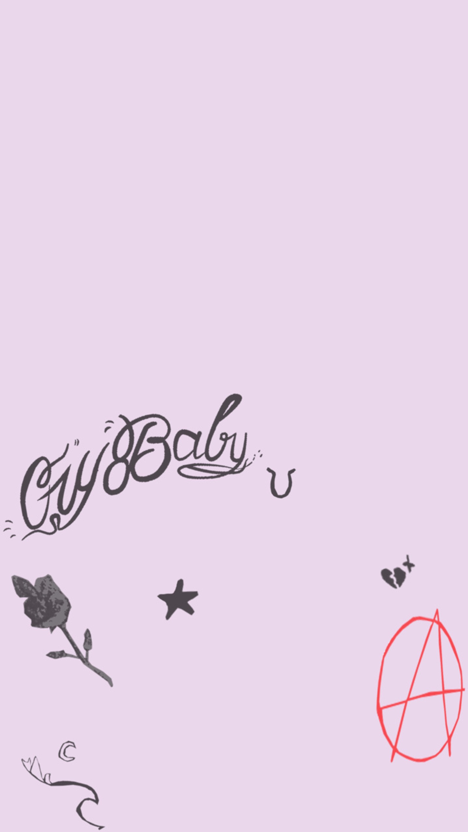 There is a drawing of a rose and a bird on a pink background (lil peep, lilpeep, peep, lil, rip)