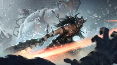 триндамир, tryndamere, lol, league of legends, legends of runeterra