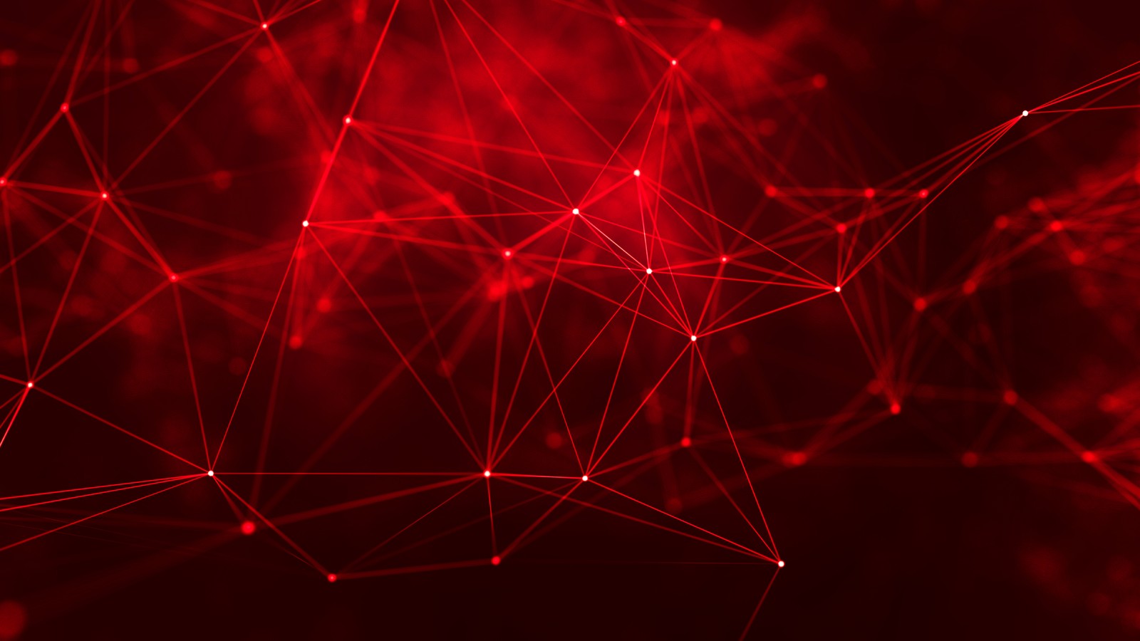 Un fond rouge avec de nombreuses lignes et points (art, rouge, lumière, ligne, technologie)