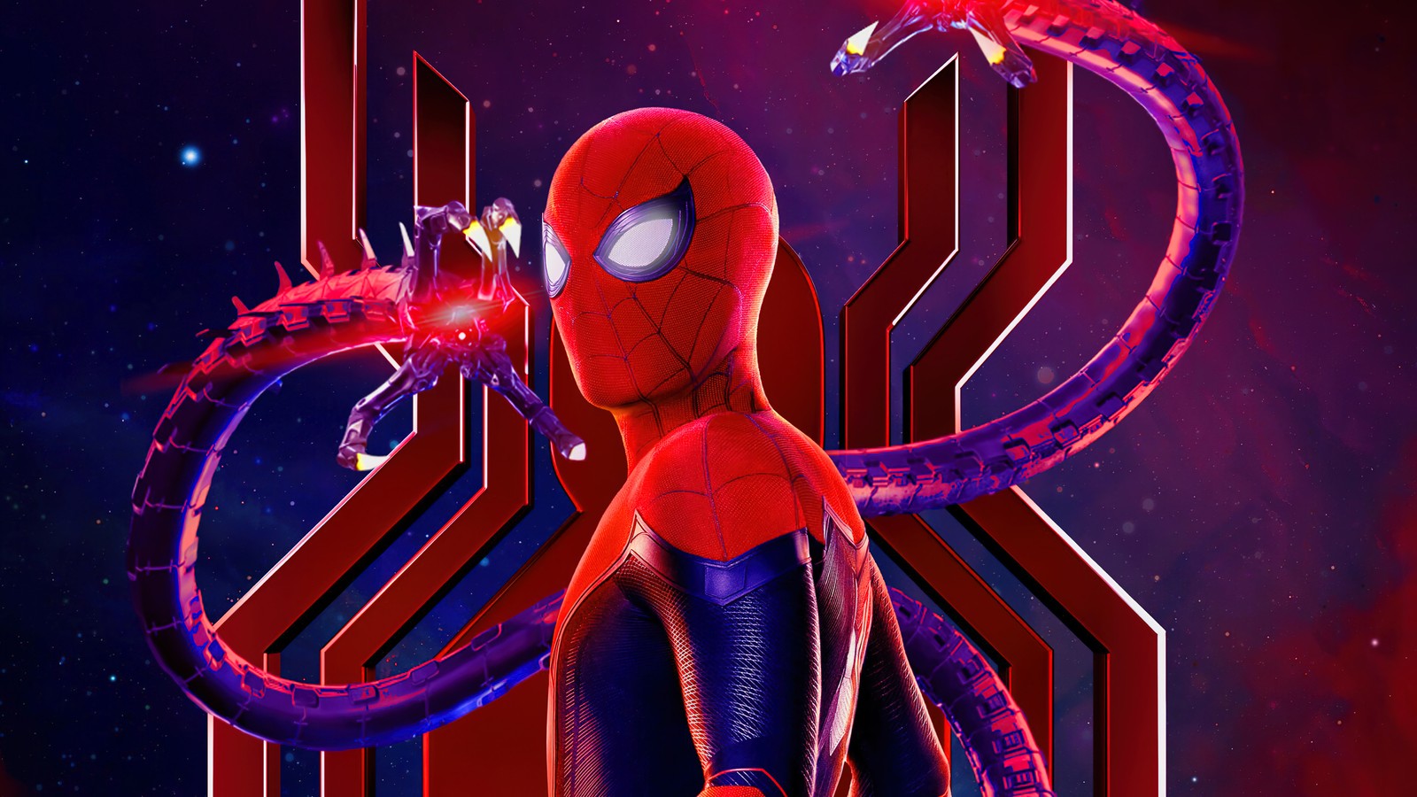 Spider-man dans le spider-verse (spider man pas de chemin à la maison, spider man no way home, 2021, marvel, spiderman)