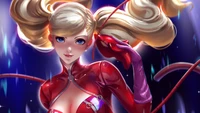 Ann Takamaki de Persona 5 : Art anime vibrant