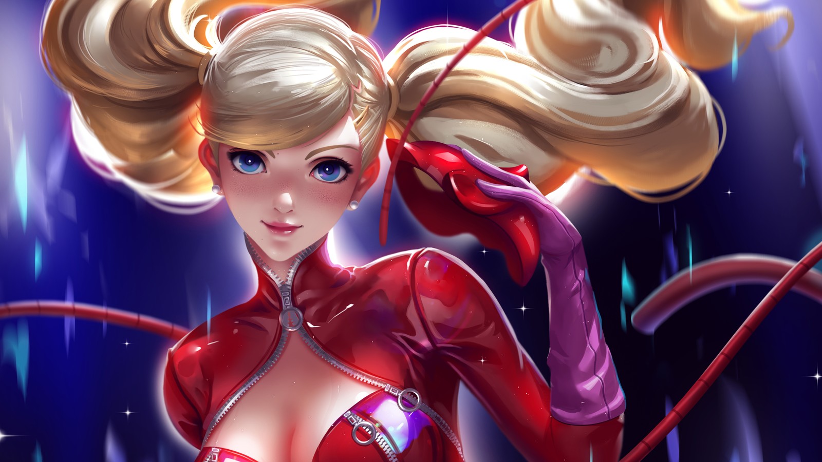 anime, girls, blonde, ann takamaki, persona 5 Download Wallpaper