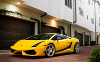 lamborghini gallardo, lamborghini, carro, supercarro, amarelo