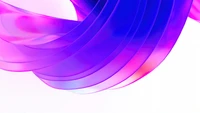 Abstract Purple Waves: iPhone 14 Technology Background