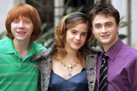 social group, daniel radcliffe, j k rowling, harry potter, hermione granger wallpaper