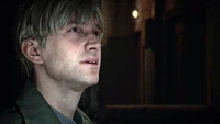 James Sunderland in a haunting moment of introspection from Silent Hill 2.