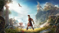 assassins creed odyssey, assassins creed, assassins creed ii, ubisoft, action adventure game wallpaper