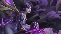 kaisa, league of legends, lol, video game, art wallpaper