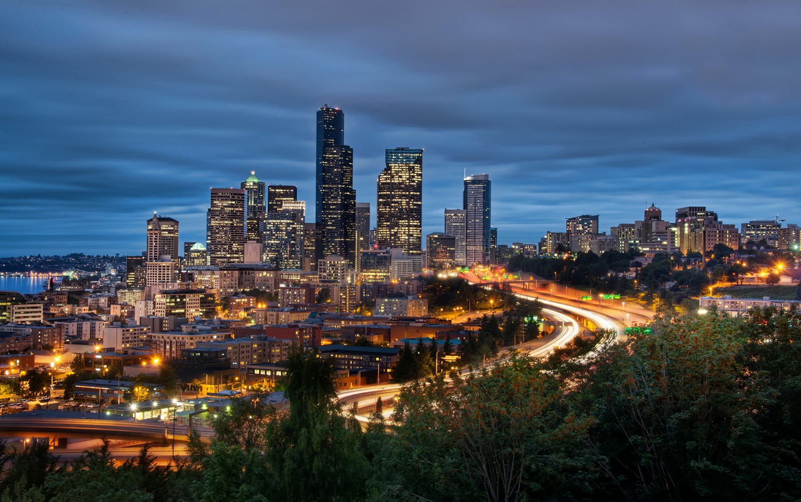 seattle, cityscape, city, urban area, skyline wallpaper